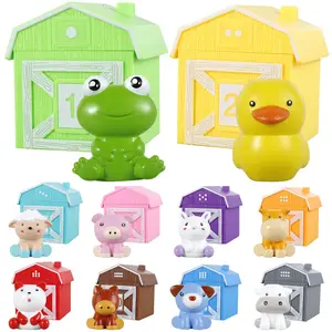 Early Education Monte Toy Counting Paired Hand Doll Color Rainbow House Family Cognitive Classification Educational Toys