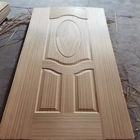 Revêtement de porte en HDF plaqué 2,7 mm / Revêtement de porte en MDF mélaminé pour porte intérieure