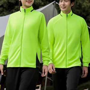 Chaqueta Deportiva Unisex con Cierre Completo y Cuello Alto, Manga Larga, Diseño Color Block, para Entrenamiento y Actividades al Aire Libre - Product Image 4