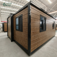 Casas Prefabricadas Modulares, Tecnología de Vivienda de Alta Gama, Casa Contenedor Expandible, Oficinas Móviles Pequeñas, Casa Contenedor Plegable Prefabricada de 20 pies