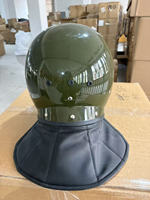 Casque tactique personnalisé en usine, protection ABS, résistant aux coups de couteau, anti-impact, sécurité, défense, casque blanc avec visière et rembourrage