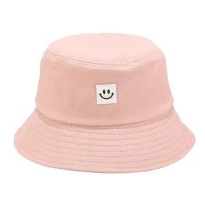 Prezzo adeguato di Alta Qualità Del Partito di Modo Al Neon di Colore Rosa Bianco Donne di Estate Fresco Bucket Hat Cap Cappelli Per Adulti Ragazzini