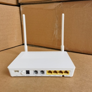 Módem GPON DK FIBER HG8245H 4GE+2TEL+USB+SC 2.4G con Antena Externa FTTH, <span class=keywords><strong>Fibra</strong></span> Óptica Monomodo ONT ONU WiFi Blanco, 1 Año de Garantía - Product Image 2