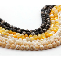 Perles de coquillage naturelles en nacre en vrac pour la fabrication de bijoux, 6mm, 8mm, 10mm, vente en gros 2026