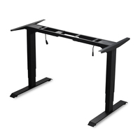 Bureau debout à double moteur, bureau électrique intelligent à hauteur réglable, table d'ordinateur pour bureau à domicile, mobilier de bureau et d'étude