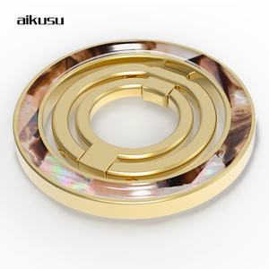 Supports de téléphone portable magnétiques flexibles portables en métal imperméables rotatifs pliables réglables à 360 degrés personnalisés uniques - Product Image 4