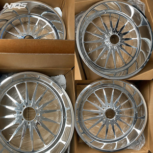 NJQS 车轮 高抛光铝合金深盘式 24x14 锻造轮毂 - Product Image 6