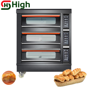 Four industriel électrique à 4 niveaux en acier inoxydable avec vapeur pour la cuisson des gâteaux et du <span class=keywords><strong>pain</strong></span> - Product Image 1