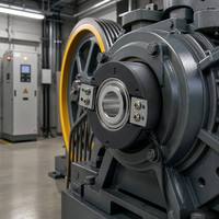 Codeur incrémental A-ZKT-D100 à arbre creux pour ascenseurs avec grille métallique et haute fiabilité