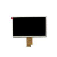 Layar LCD TFT ZKDISPLAY Kecerahan Tinggi 7 Inci 1024*600 IPS 1000 Nits Lvds 40 Pin Tahan Suhu Luas Panel Sentuh CTP dengan Papan Pengontrol