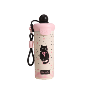 <span class=keywords><strong>Tazza</strong></span> in Acciaio Inox 316 per Bambini con Disegni Divertenti e Adorabili, con Cannuccia, Regalo Ideale per Amici, 600ML - Product Image 2