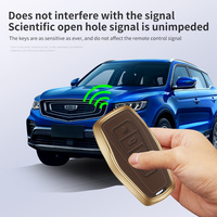 Élégant étui de clé de voiture en alliage de zinc par sublimation de haute qualité pour Geely Galaxy A7 M7 E5 M9 L7 Modèle 2026 L6 Starship 7 Starlight 8