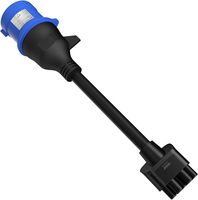 Adaptateur CEE Nema bleu nouvelle génération 2, 3 broches, type 2, prise de sortie J1772 CCS1, 32A 250V, norme 14-50p, marque OEM pour Tesla Model S/X/Y