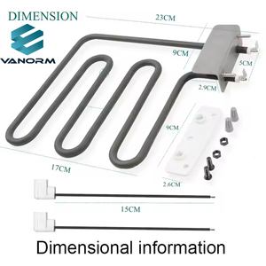 Kit d'éléments chauffants électriques 120V 800W pour fumoir, pièces de rechange durables pour la réparation d'équipements de cuisson de fumoirs BBQ d'extérieur - Product Image 3