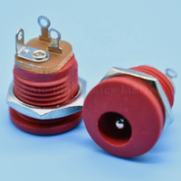 Prise DC Chine DC022 5.5 2.1 2.5 mm Blanc Connecteur 3 Broches Femelle Jack d'Alimentation DC Montage sur Circuit Imprimé DC-022