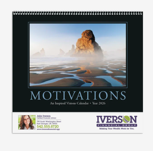 Calendriers de <span class=keywords><strong>motivation</strong></span> personnalisés avec logo, offerts en promotion, 2026, planificateur de bureau spirale 12 mois, cadeau quotidien - Product Image 4