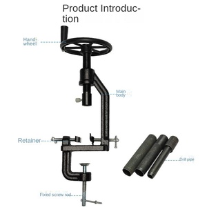 J02005 Taladro Manual, Equipo para Experimentos de Física y Química, Herramientas de Perforación, Equipo de Enseñanza, Tapón de Goma, Perforación, Física - Product Image 3