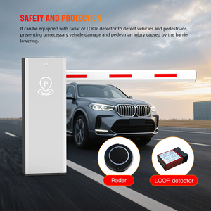 ระบบควบคุมการเข้าออกอัตโนมัติ HCW 6 เมตร พร้อมระบบ RFID ประตูบานเลื่อนแบบแขน สำหรับทางหลวง ลานจอดรถ แบบประตูพับ - Product Image 1