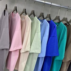 T-shirt Homme Ample à Manches Courtes en Coton 230g Couleurs Unies Personnalisable – Fabrication Usine - Product Image 3
