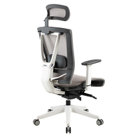 Appuie-tête moderne à dossier haut Support lombaire en maille réglable Chaise de bureau ergonomique pivotante pour direction Vente en gros