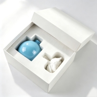 Bouteille en céramique de luxe 100ML maison aromathérapie à la main fleur en porcelaine désodorisant parfumé parfum diffuseur d'huile essentielle