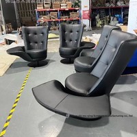 Fauteuil individuel pivotant électrique en bois, design moderne de luxe léger, style italien, pour salons de villa - Modèle Chaise