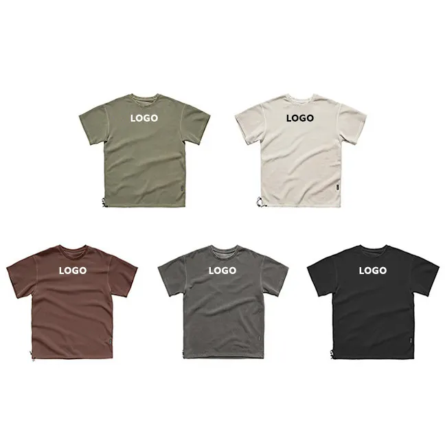 Hot Sale 95% Cotton Multicolor Men Blank Casual Sports T Shirt OEM Custom Logo Men's Vintage Short Sleeve T-Shirt