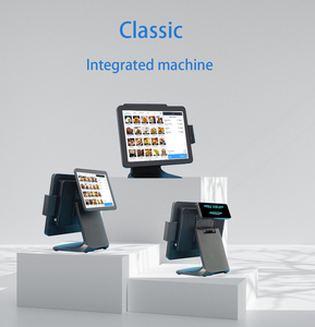 15インチ + 9.7インチアルミ合金シェルWindows POSマシン効率的なレジデュアルスクリーンPosシステム - Product Image 4