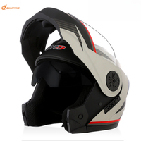 Casques de moto Bailide spécialisés pour l'approvisionnement transfrontalier, casques intégraux à double visière, en matériau ABS avec doublure en coton pour