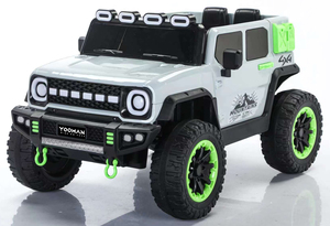 Auto Eléctrico de Juguete para Niños con Música y Luces, Tracción en las 4 Ruedas para Niños de 3 a 8 Años, Material Plástico Resistente - Product Image 2