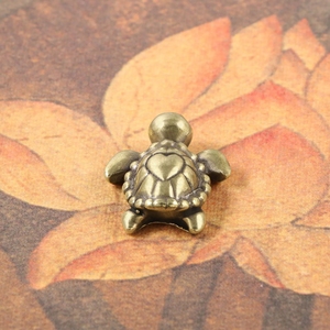 Kerajinan Tangan Kura-Kura Mini Lucu dari Kuningan Antik Perunggu untuk Hiasan dan Hadiah - Product Image 6