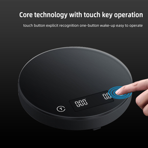 FRK Cân Cà Phê Thực Phẩm Nhà Bếp Màn Hình LCD Chính Xác Kỹ Thuật Số <span class=keywords><strong>Mini</strong></span> Bằng Thủy Tinh Đa Năng Mới Nhất 2Kg - Product Image 2