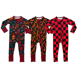 Pijama de Bambú Orgánico para Bebé con Cremallera, Mameluco Personalizado, <span class=keywords><strong>Ropa</strong></span> Sostenible para Bebés, Pijama para Recién Nacidos - Product Image 1