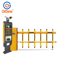 Sistema de Estacionamiento UHF ANPR Qigong, Sistema de Barrera de Estacionamiento de Alta Velocidad, Barrera ANPR/LPR con Pantalla LED, Control de Acceso Inteligente