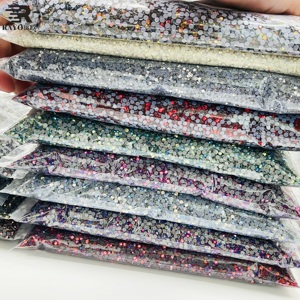 คริสตัลติดเสื้อผ้าแบบแบน JPStrass สีดำ Lt <span class=keywords><strong>Siam</strong></span> Jonquil สำหรับชุดราตรี SS20 - Product Image 5