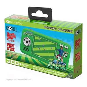 Console pocket RETRO <b>GAMES</b> All Star Arena Pocket Player Green DGUNL 4128 - Product Image 2
