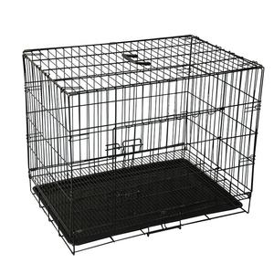 Vente en gros de cages en métal de haute qualité Cages pour animaux de compagnie Cages pour chiens portables extérieures robustes et durables avec support de plateau - Product Image 2