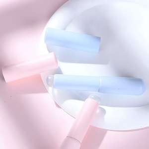 Pincel de silicona <span class=keywords><strong>para</strong></span> labios con tapa, cepillo difuminador de labios Q-Soft de cabeza redonda, mini cepillo portátil de punta de dedo fácil de limpiar <span class=keywords><strong>para</strong></span> <span class=keywords><strong>difuminar</strong></span> labios y corrector. - Product Image 3