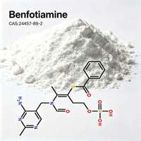 Suplemento Alimenticio OEM de Grado Alimentario, Benfotiamina 99% Vitamina B1 Soluble en Grasa en Polvo a Granel 22457-89-2, Cápsulas de Benfotiamina