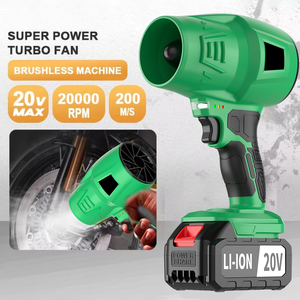 เครื่องเป่าลมไร้สาย 20,000 รอบต่อนาที ใช้พลังงานแบตเตอรี่ สำหรับกำจัดฝุ่นและใบไม้ รูปแบบเครื่องเป่าผม รุ่น CB-20SE-2 เครื่องเป่าลมไร้สาย CB-20SE-2 - Product Image 5
