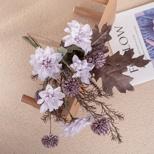 ดอกกุหลาบประดิษฐ์ CallaFloral ผ้าพลาสติกทอลายนูน สำหรับตกแต่งบ้านและงานแต่งงาน รุ่น CF01277 - Product Image 2