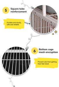 Son tasarım Pet büyük katlanır kafes demir tel Pet kediler köpekler için katlanabilir ulaşım kafesleri - Product Image 4