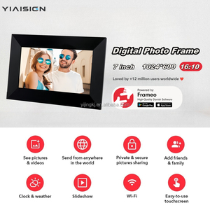 Yijing Bán Hàng Trực Tiếp Thực Phong Cảnh Gia Đình Phong Cách 7 Inch Wifi Cảm Ứng Khung Ảnh Kỹ Thuật Số Với Thông Qua Ứng Dụng - Product Image 3