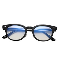 Lunettes anti-lumière bleue de style punk à monture intégrale et à branches rabattables, adaptées aux hommes et aux femmes, et parfaites pour être portées avec des lunettes de vue.
