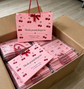 Sacs de vente en carton personnalisés à prix de gros, sacs cadeaux pour entreprises - Product Image 2