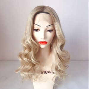 Parrucca Yefine in <span class=keywords><strong>Capelli</strong></span> Remy <span class=keywords><strong>Biondo</strong></span> <span class=keywords><strong>Dorato</strong></span>, Lussuosa Parrucca Ebraica con Base in Seta Trasparente e Frontale in Pizzo, Semi-Lavorata a Mano, Kosher, in <span class=keywords><strong>Capelli</strong></span> Umani - Product Image 3