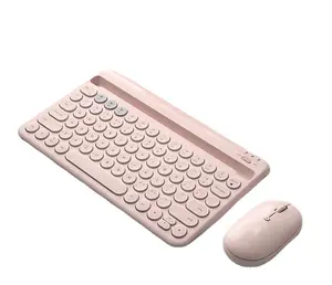 ブルートゥースワイヤレスサイレントミニゲーミングキーボードマウスコンボマジックキーボードマウスキットiPad電話用HPHuaweiラップトップPCゲーム