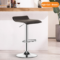 Nouvelle Chaise Haute de Cuisine 2026 avec Base Métallique, Tabouret de Bar Pivotant Ergonomique pour la Maison, Design Moderne avec Repose-Pieds
