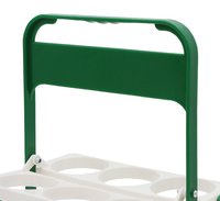 Porte-gobelets pliable réutilisable à 6 emplacements pour pique-niques en famille, sorties à la plage – Organisateur de boissons durable