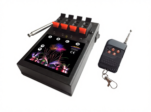 Getyourreal AM04R Cold Fire, Sistema de Encendido Inalámbrico de 4 Canales con Control Remoto para Pirotecnia de Plástico, Efecto de Chispa Aérea - Product Image 2